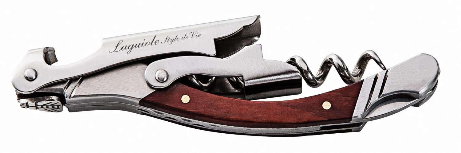 Laguiole Luxury Line Korkenzieher rose in Braun präsentiert im Onlineshop von KAQTU Design AG. Flaschenöffner ist von Laguiole Style de Vie