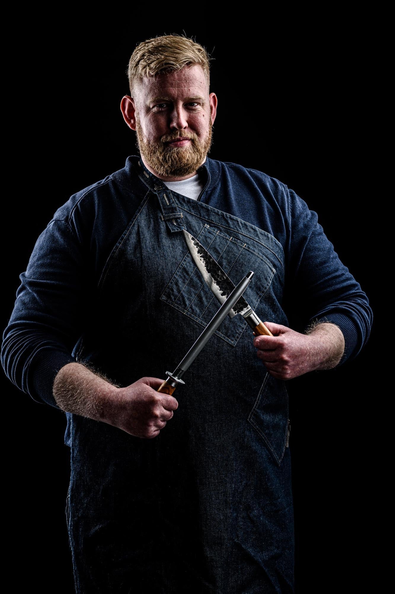 25cm Diamant-Wetzstahl von Forged, perfekt für präzises Schärfen. Hochwertig verarbeitet, mit elegantem und funktionalem Design.