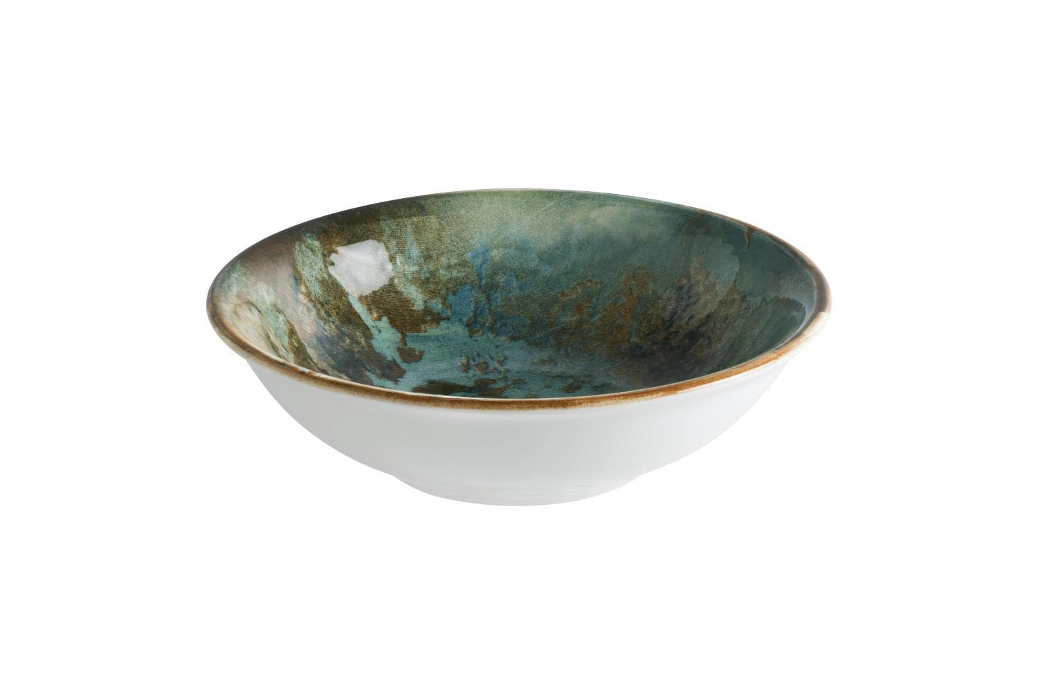 Eleganter, tiefer Gourmet-Teller von Bonna, 13 cm Durchmesser, ideal für stilvolles Servieren von Speisen.