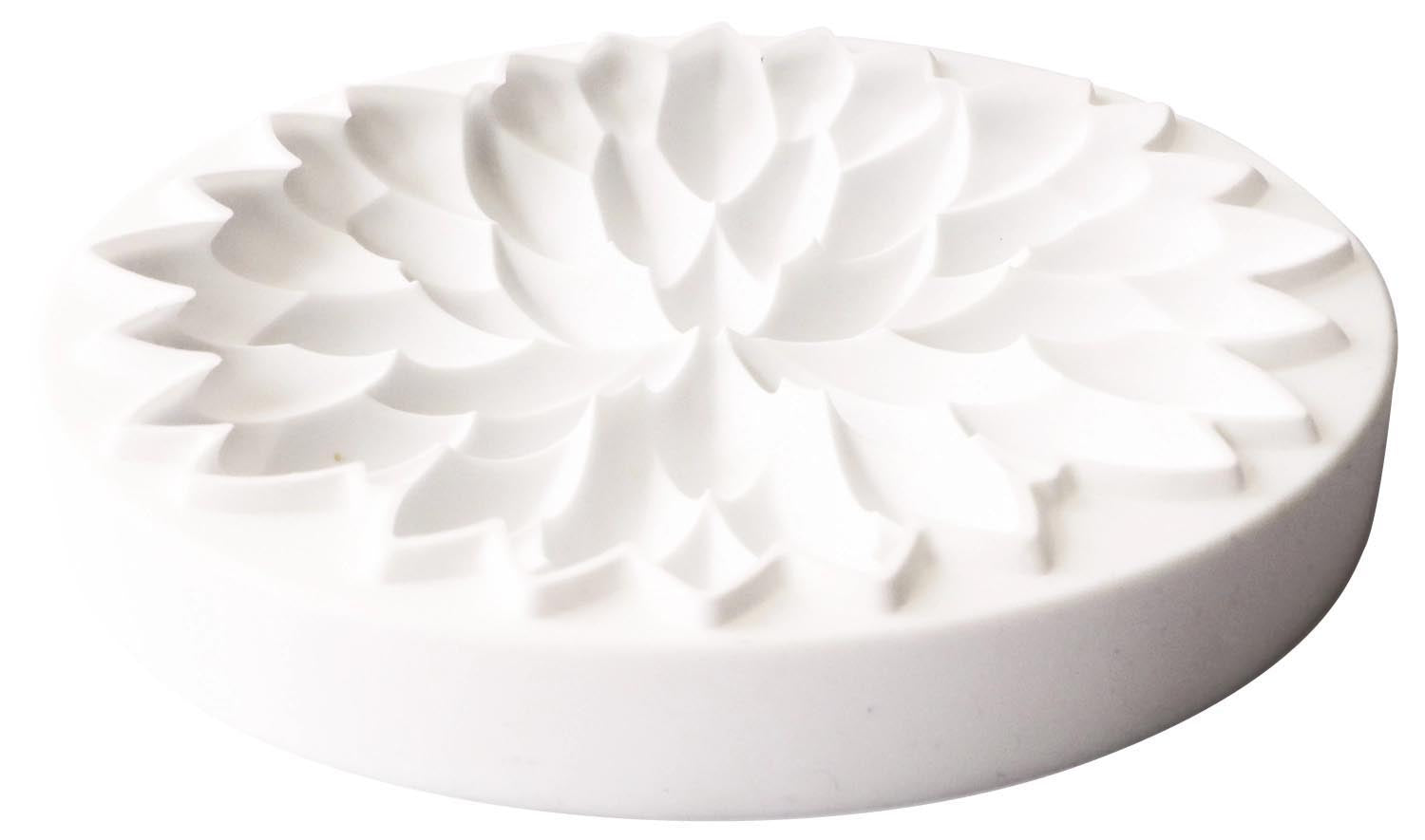 Silikon Backform Tortenoberteil Saint Honoré D20cm in Weiss präsentiert im Onlineshop von KAQTU Design AG. Backform / Backblech ist von Scrap Cooking