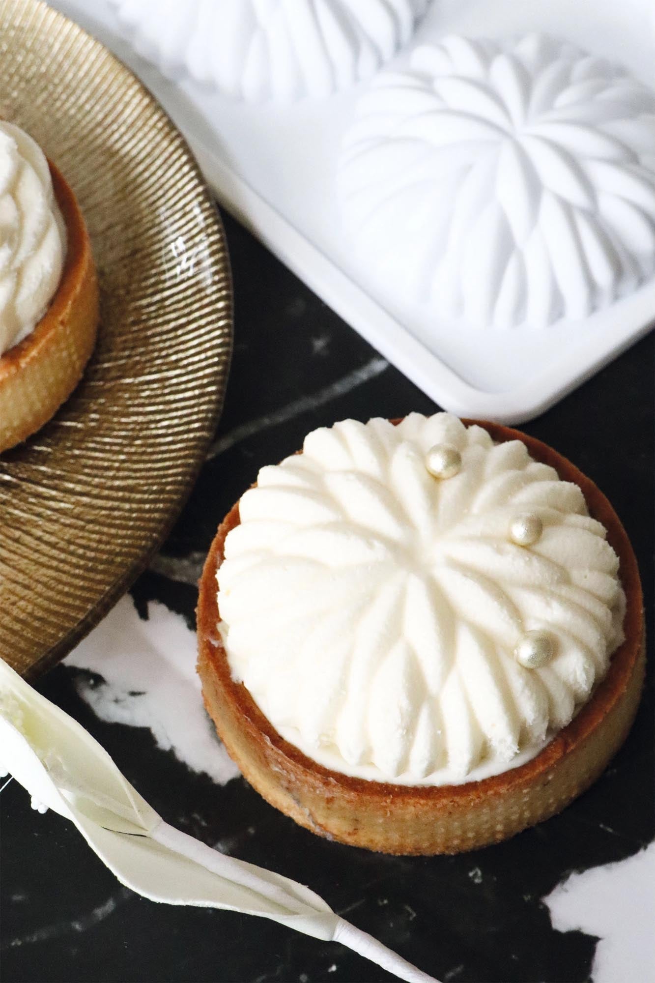 4er Set Silikonformen für Saint-Honoré, 7 cm, ideal für kreative Backideen und Desserts, hochwertige Qualität von Scrap Cooking.