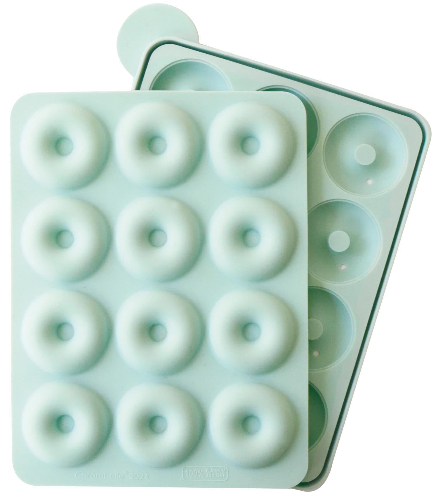 Silikon Backform für 12 Mini-Donuts in Blau präsentiert im Onlineshop von KAQTU Design AG. Backform / Backblech ist von Scrap Cooking