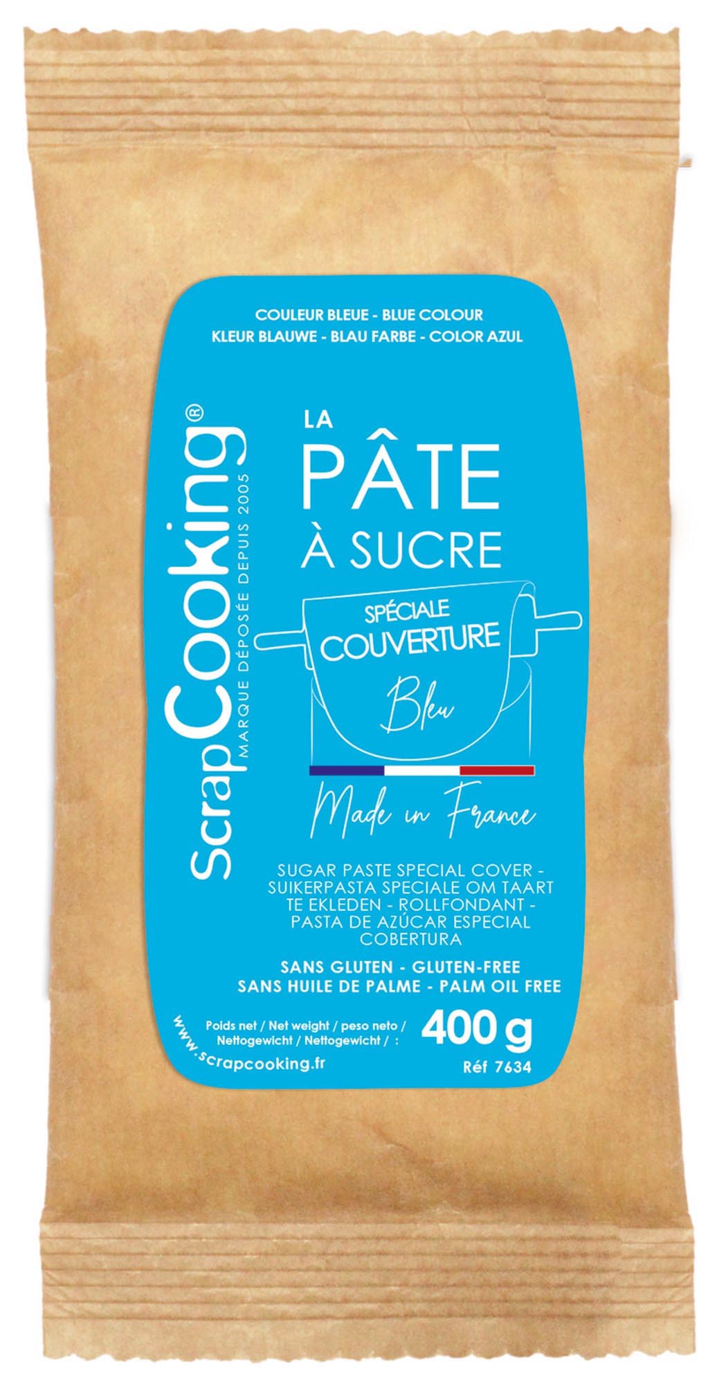 Rollfondant 400g blau in Blau präsentiert im Onlineshop von KAQTU Design AG. Lebensmittel ist von Scrap Cooking