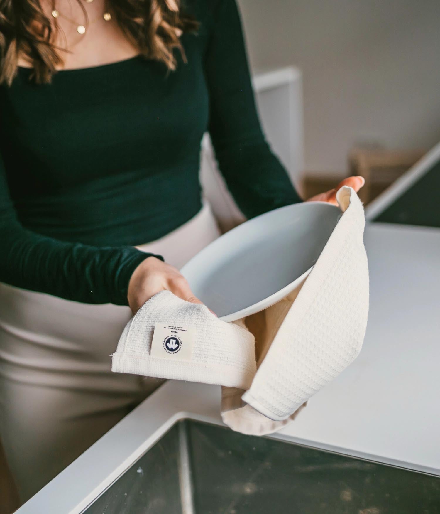 Elegantes Küchentuch Oslo Grey, dunkelgrau, 40x60cm von Nordesign. Perfekt für stilvolle und funktionale Küchen.