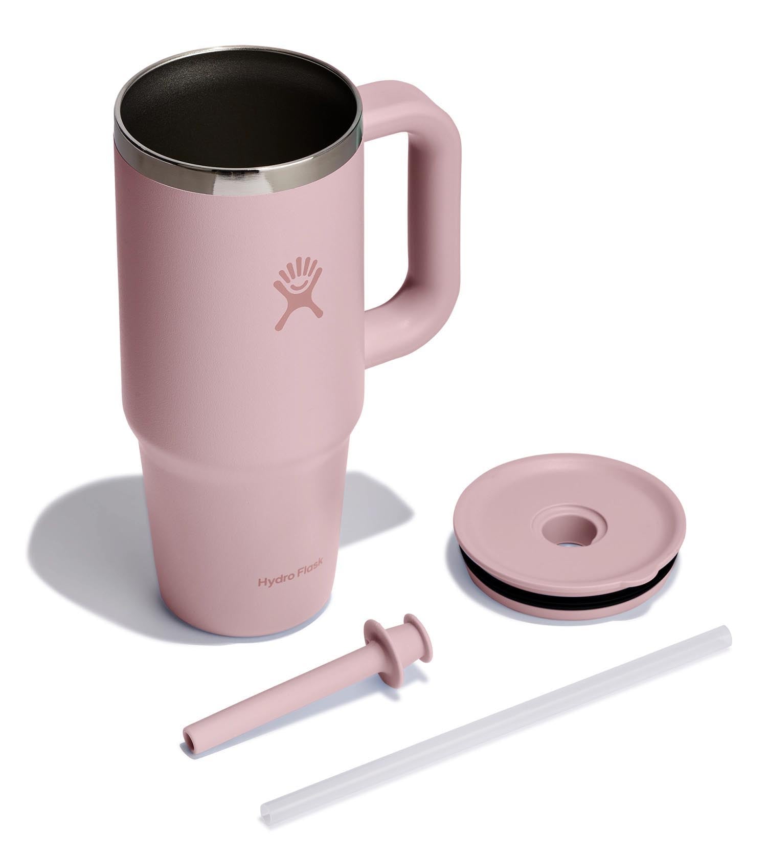 Reisebecher mit Trinkhalm 710ml trillium in präsentiert im Onlineshop von KAQTU Design AG. Trinkflasche ist von Hydro Flask