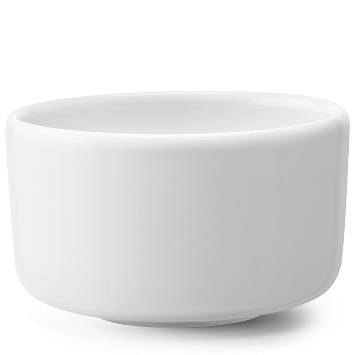 Elegantes 2er Set weisse Schalen von LSA, 8 cm Durchmesser, ideal für stilvolles Servieren und modernes Design.