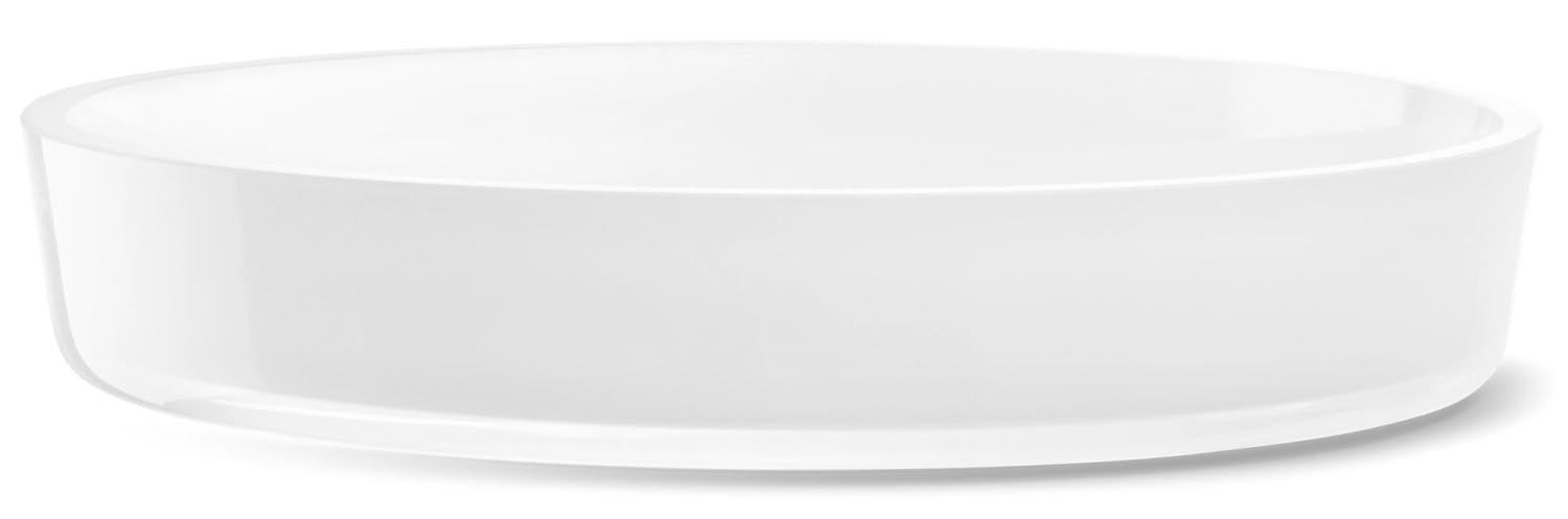 Collective Schale D35cm H6cm Glas weiss in Weiss präsentiert im Onlineshop von KAQTU Design AG. Schale ist von LSA