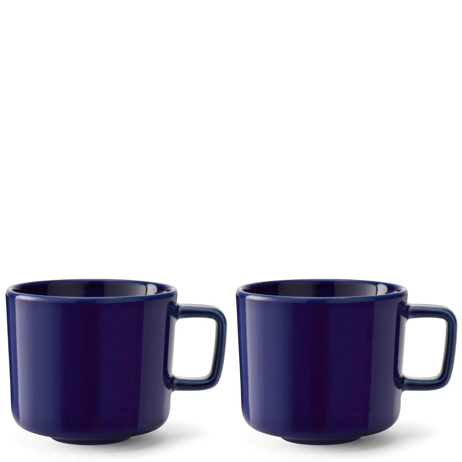 2er Set Collective Kaffeetasse 260ml cobalt in Blau präsentiert im Onlineshop von KAQTU Design AG. Espressotassen ist von LSA