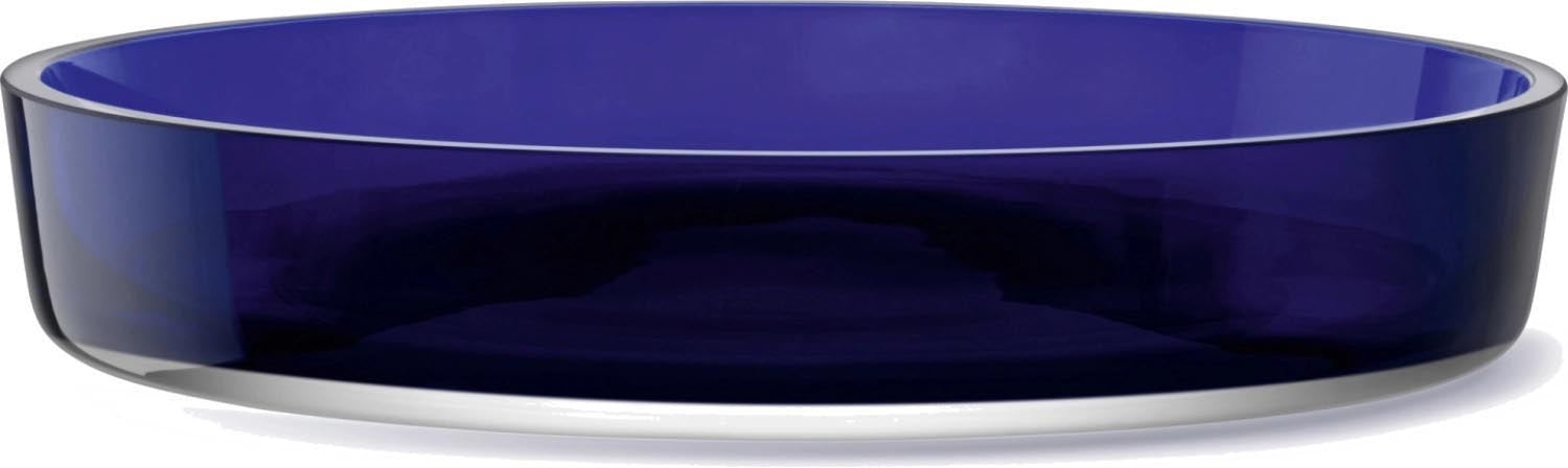 Collective Schale D35cm H6cm Glas cobalt in Blau präsentiert im Onlineshop von KAQTU Design AG. Schale ist von LSA
