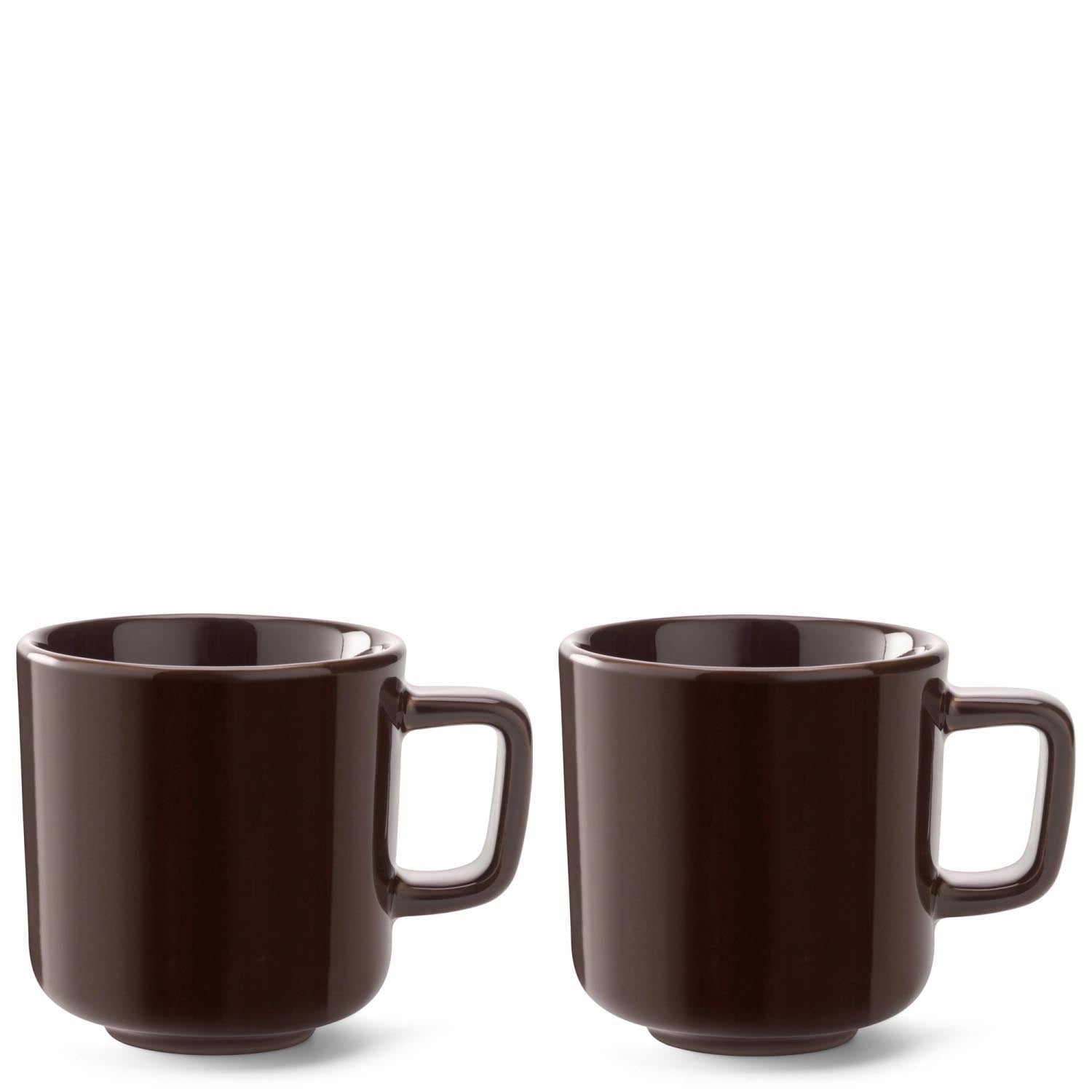 2er Set Collective Espressotasse 75ml mocha in Braun präsentiert im Onlineshop von KAQTU Design AG. Espressotassen ist von LSA