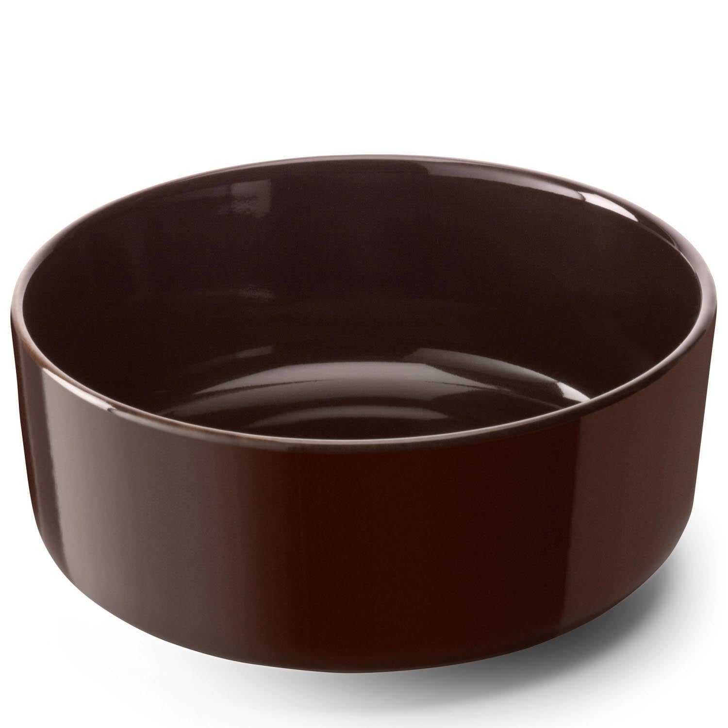 Elegantes 2er Set LSA Schalen in Mocha, 15 cm, ideal für stilvolles Servieren und moderne Tischgestaltung.