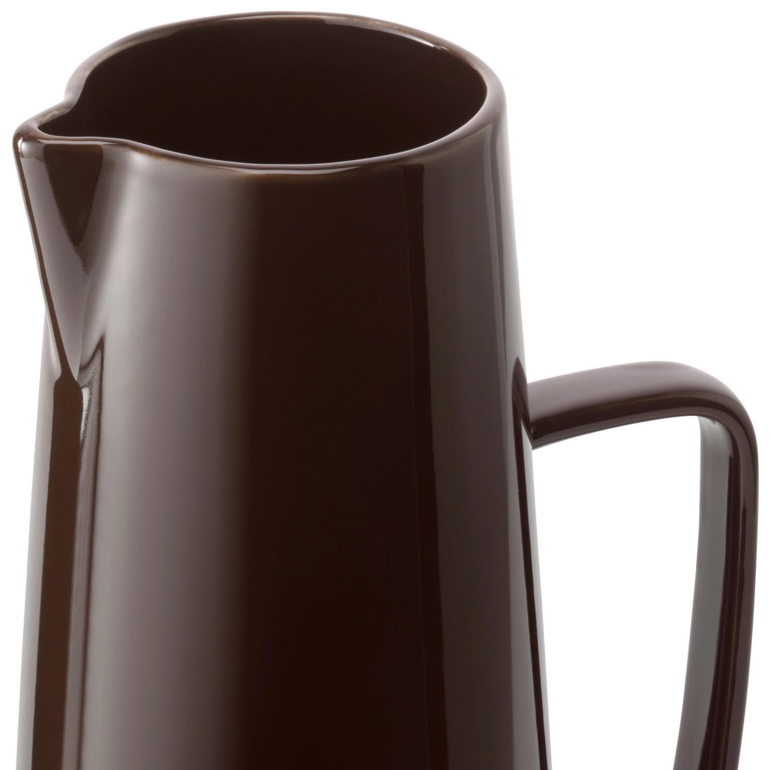Stilvoller Glaskrug in Mocha-Farbe, 1.4l Volumen, perfekt für elegante Präsentation und Servieren von Getränken.
