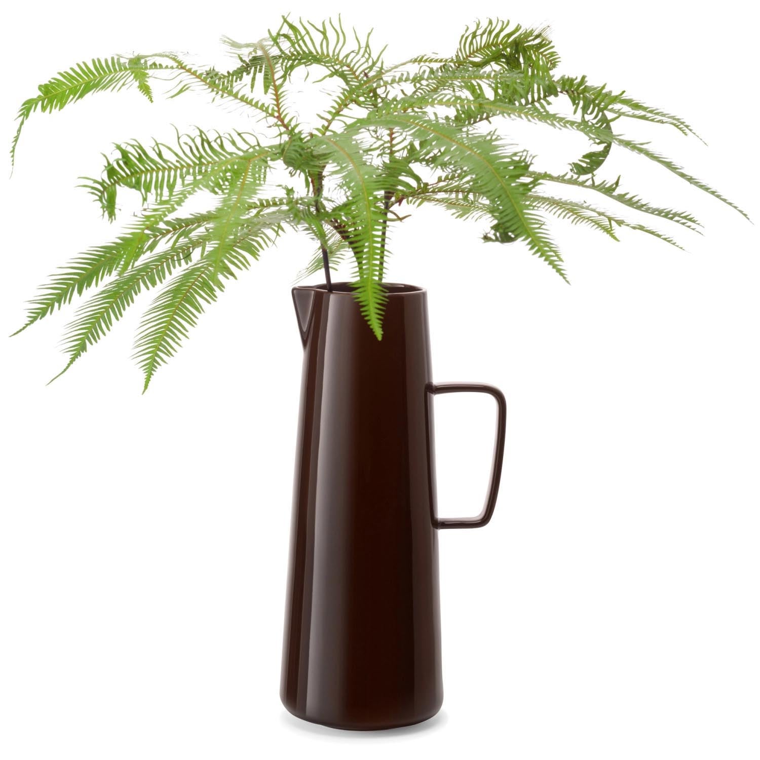 Stilvoller Krug aus Glas in Mocha-Farbe, 1.4l Volumen, perfekt für elegante Getränkeservierung und ansprechende Tischpräsentation.