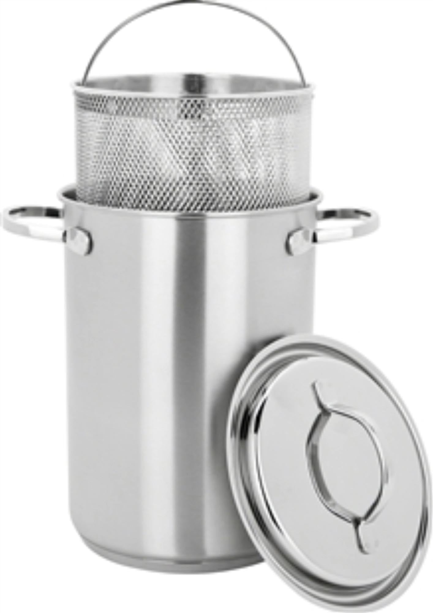 Specialties 3 Spargel u. Pastakocher D16cm 4.5l in Silber präsentiert im Onlineshop von KAQTU Design AG. Pfanne/Topf ist von Demeyere