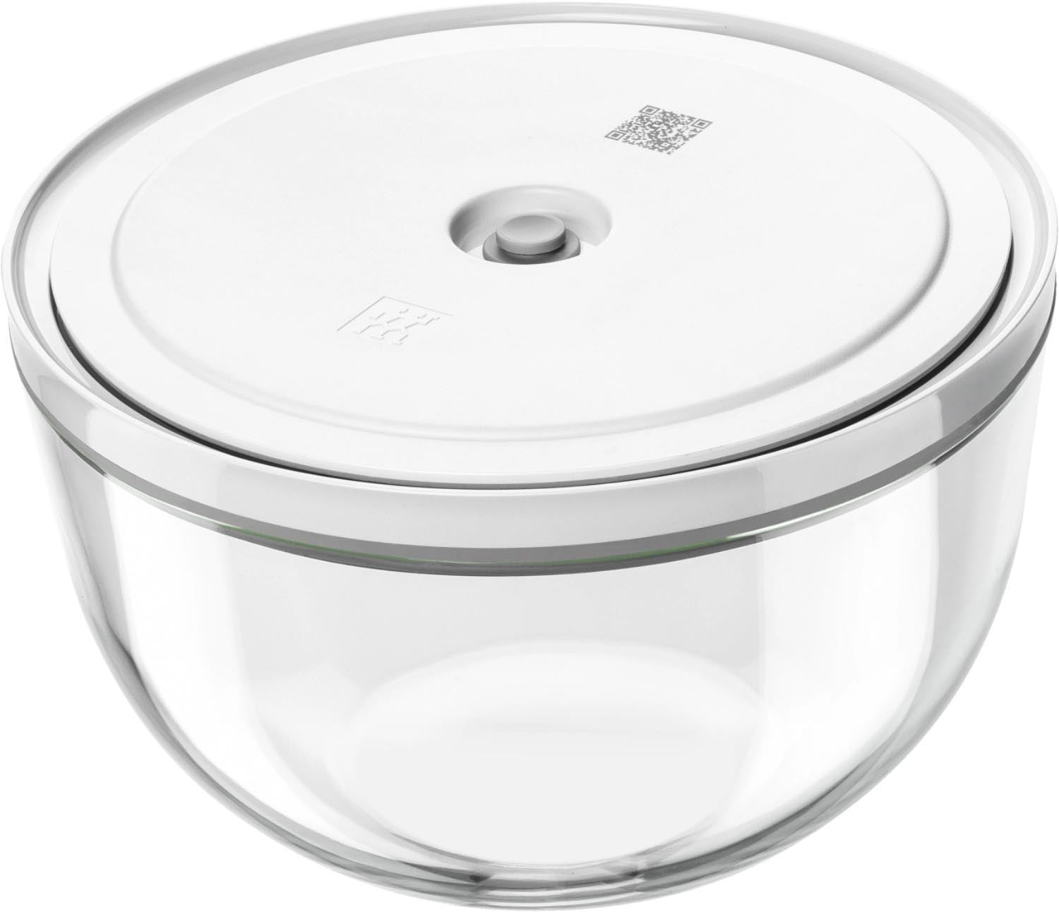 Fresh & Save Bowls Vakuumschüssel L, Glas in Transparent präsentiert im Onlineshop von KAQTU Design AG. Aufbewahrungsbeutel ist von Zwilling