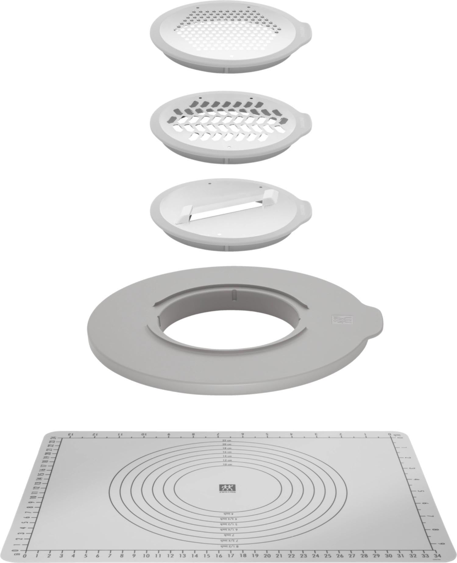 Praktisches 5-teiliges Fresh & Save Bowls Set von Zwilling, ideal für frische Aufbewahrung und Vakuumversiegelung von Lebensmitteln.