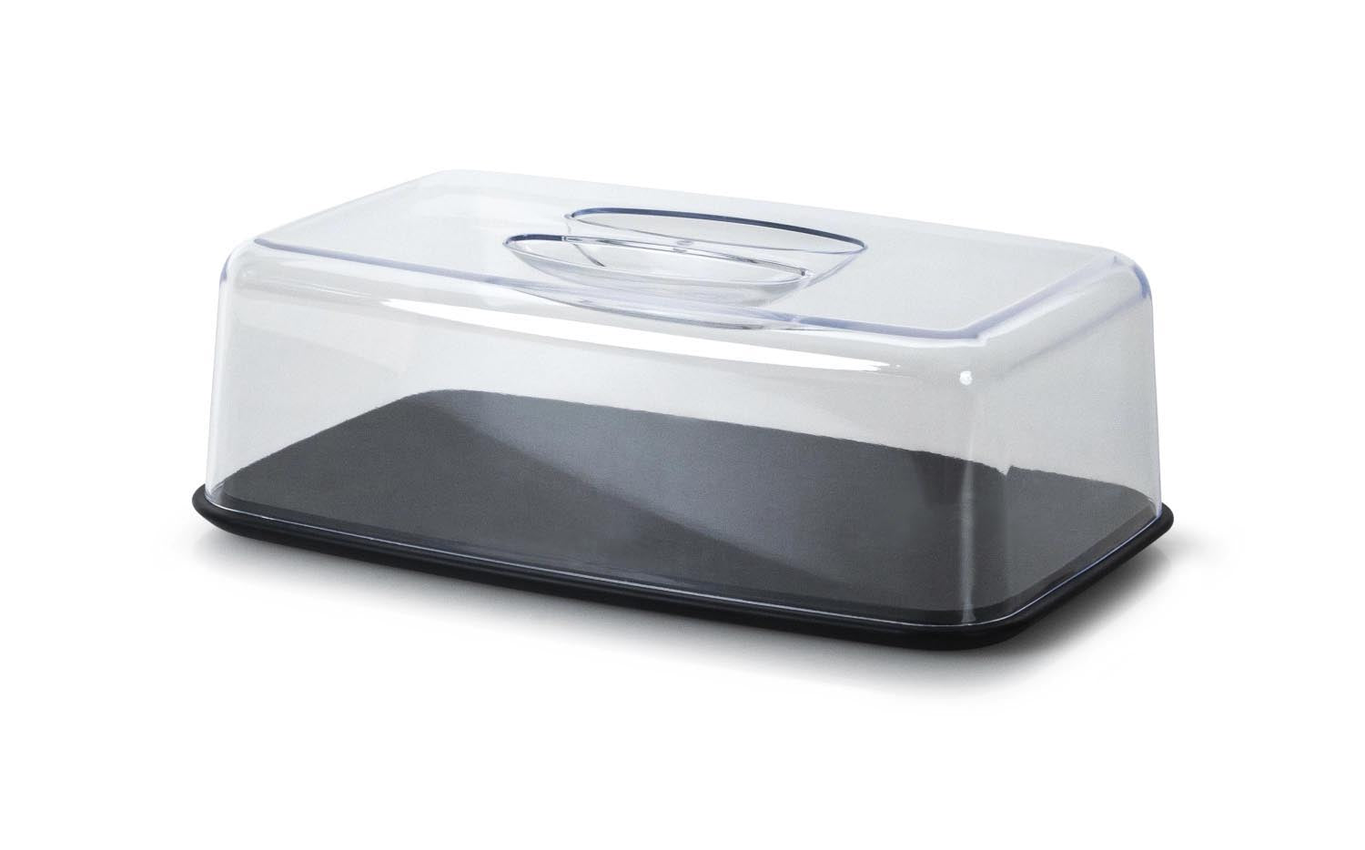 Duracore Käseglocke rechteckig 26x16.5x8.5cm in Transparent präsentiert im Onlineshop von KAQTU Design AG. Aufbewahrungsbehälter ist von Continenta