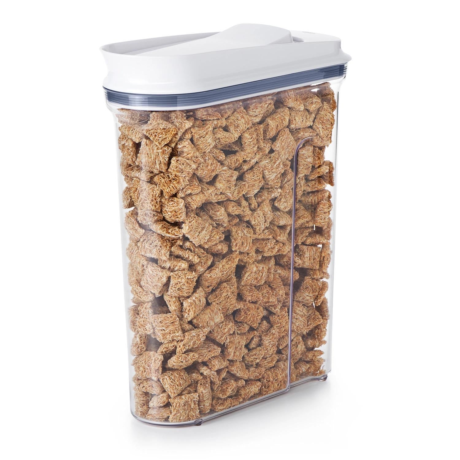 Die OXO Good Grips Pop Müsli Box 4.2L bietet luftdichte Aufbewahrung für Müsli und mehr, mit praktischem Design und einfacher Handhabung.