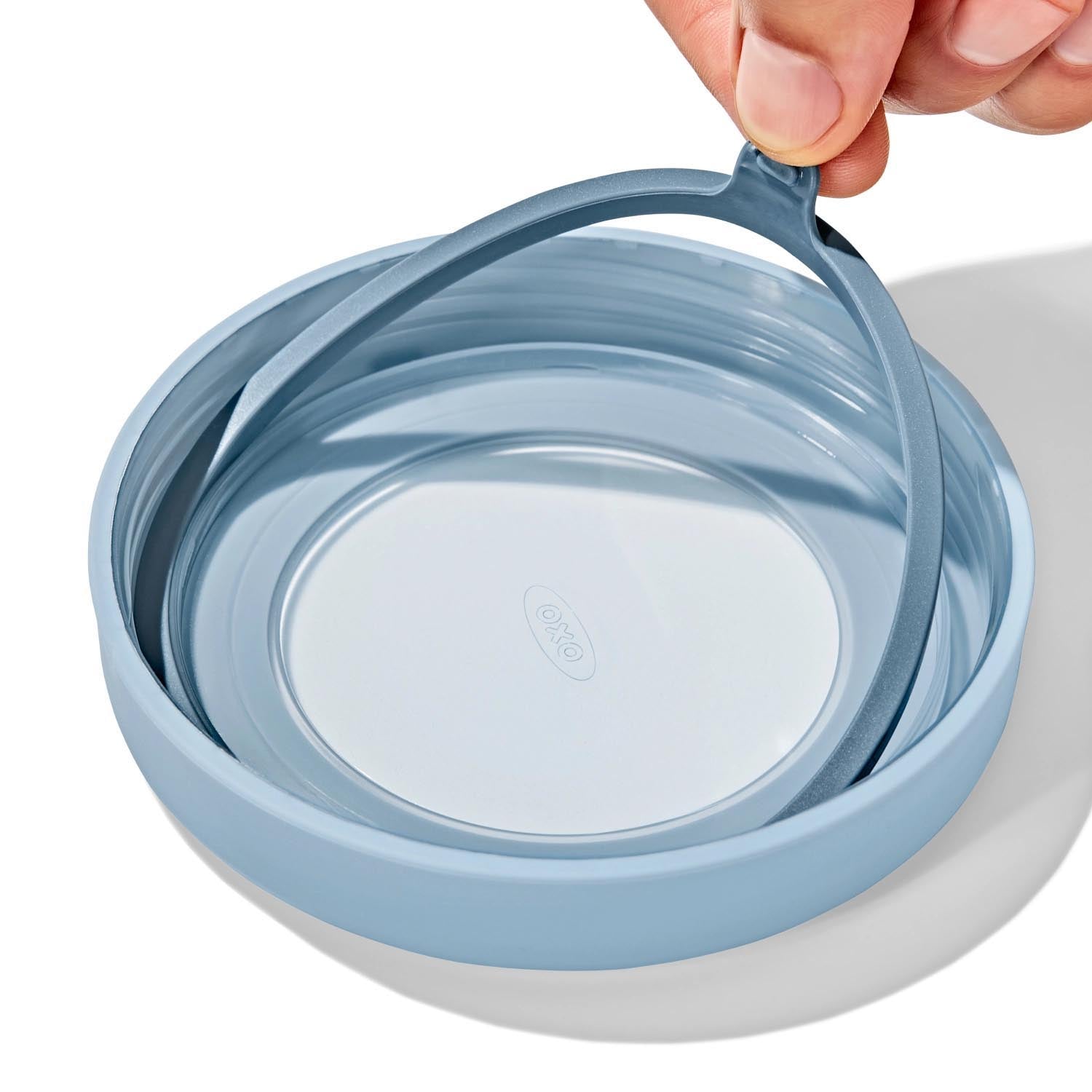 2er Set OXO Good Grips Twist & Stack Boxen, 900ml, luftdicht, stapelbar, ideal für frische und platzsparende Aufbewahrung von Lebensmitteln.