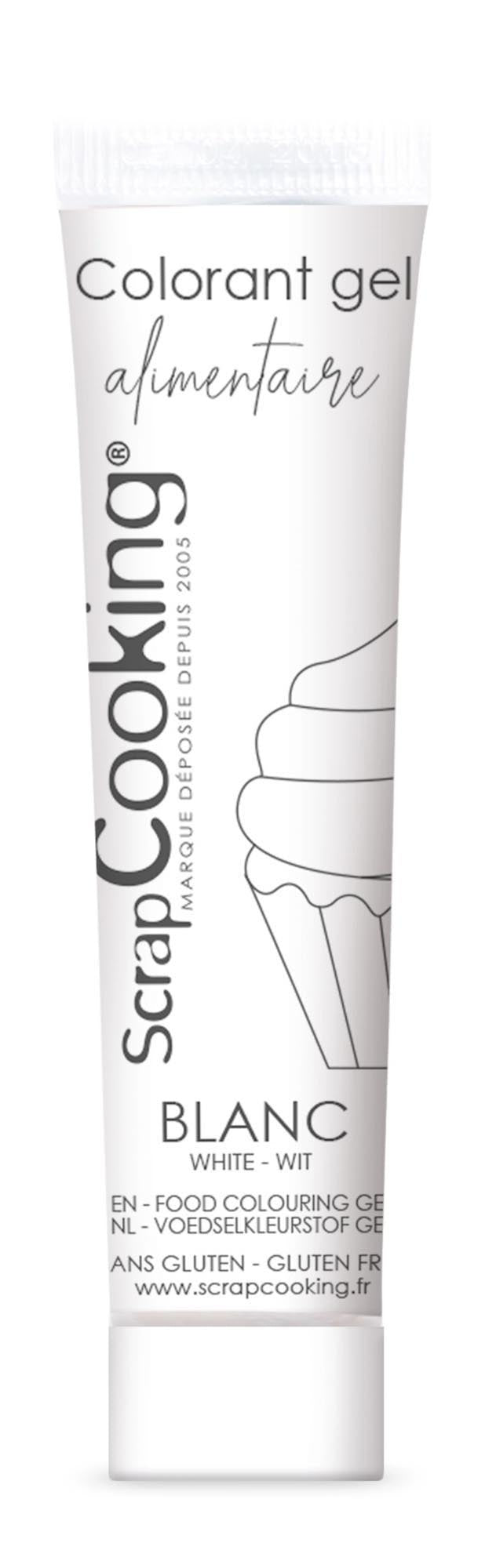 Lebensmittelfarbe Gel weiss 20g in Weiss präsentiert im Onlineshop von KAQTU Design AG. Lebensmittel ist von Scrap Cooking