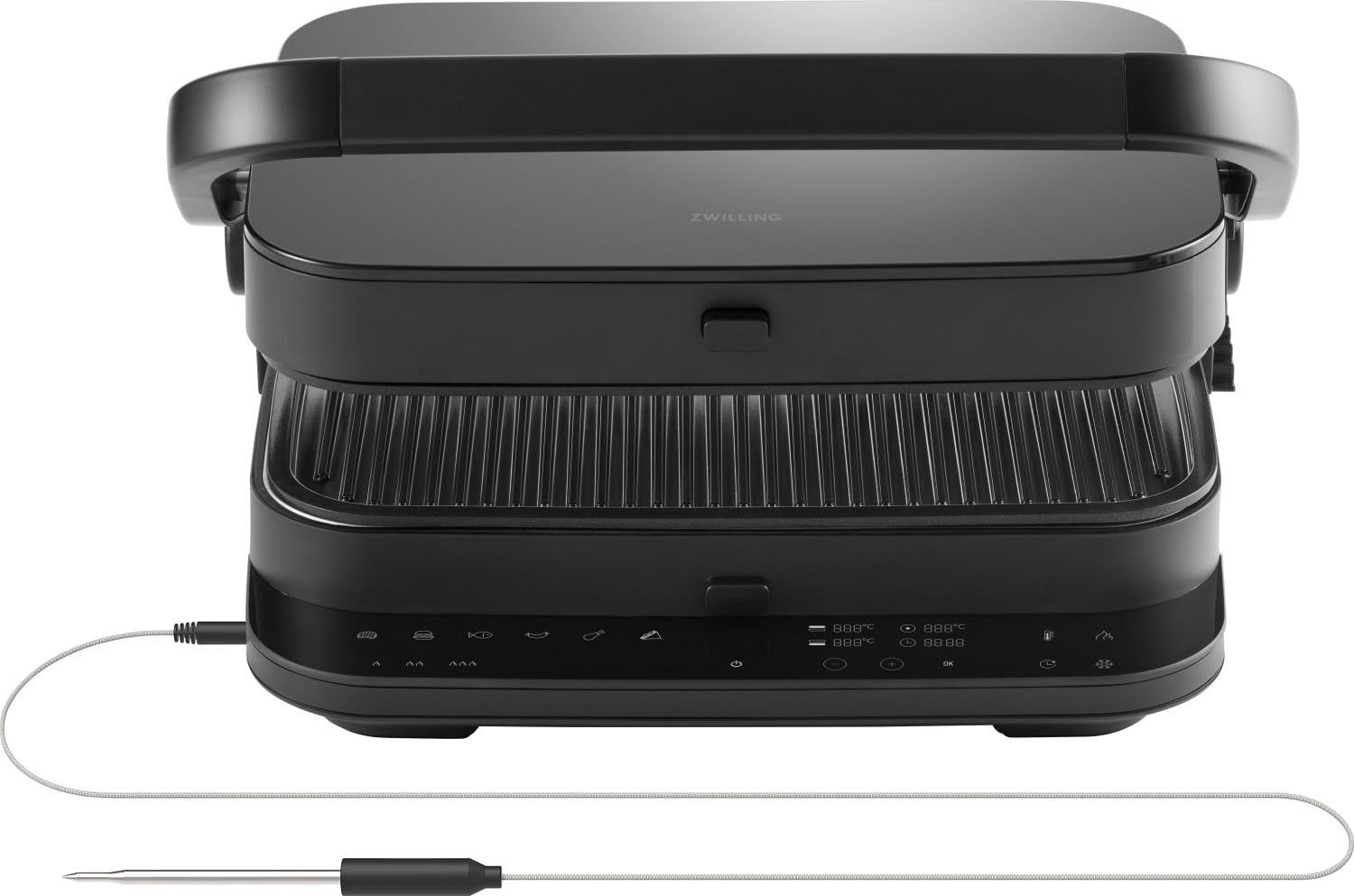 Der Zwilling Enfinigy Kontaktgrill überzeugt durch präzise Temperaturregelung, modernes Design und vielseitige Einsatzmöglichkeiten.