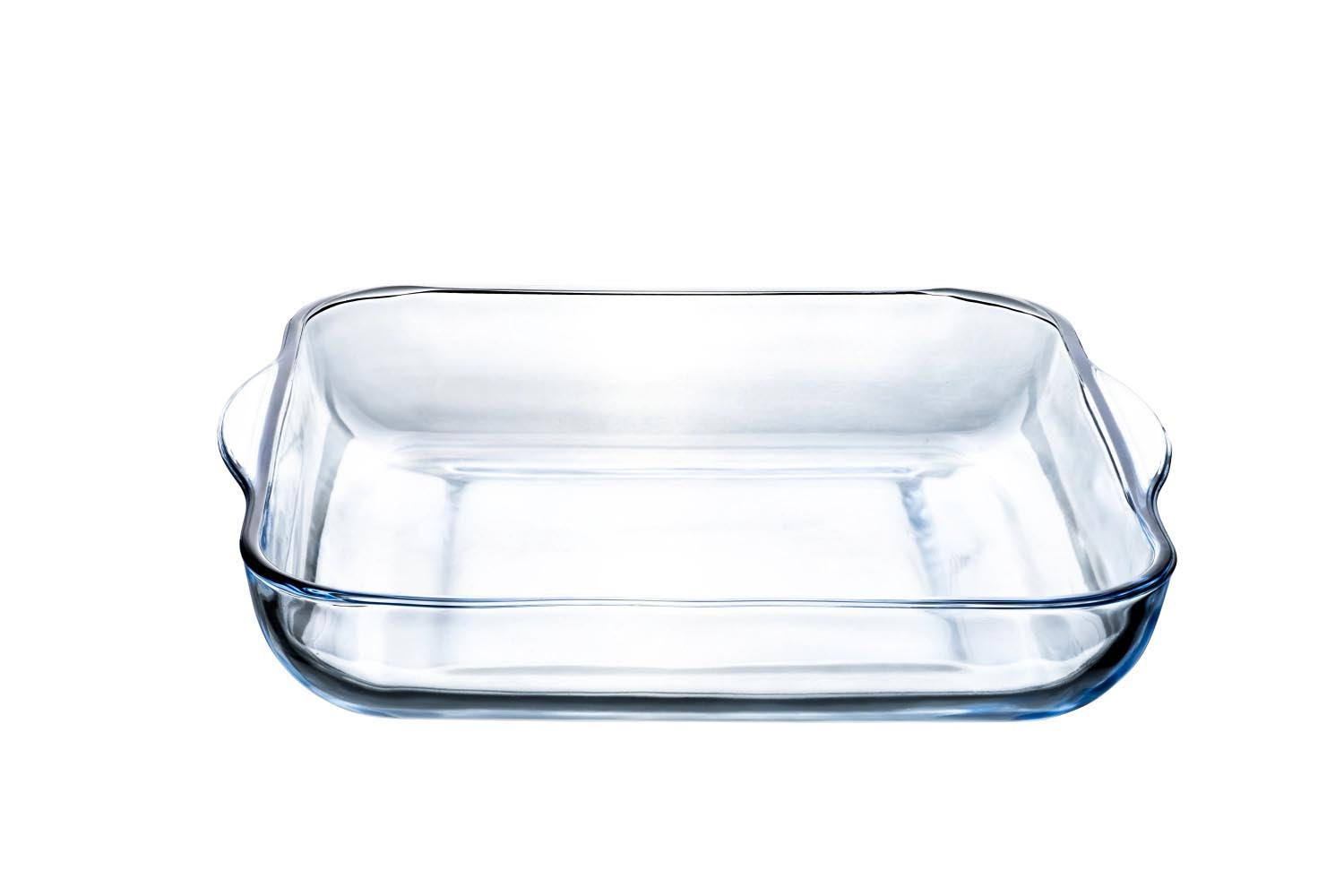 Auflaufform quadratisch 30x27.4 cm in Transparent präsentiert im Onlineshop von KAQTU Design AG. Backform / Backblech ist von Borart