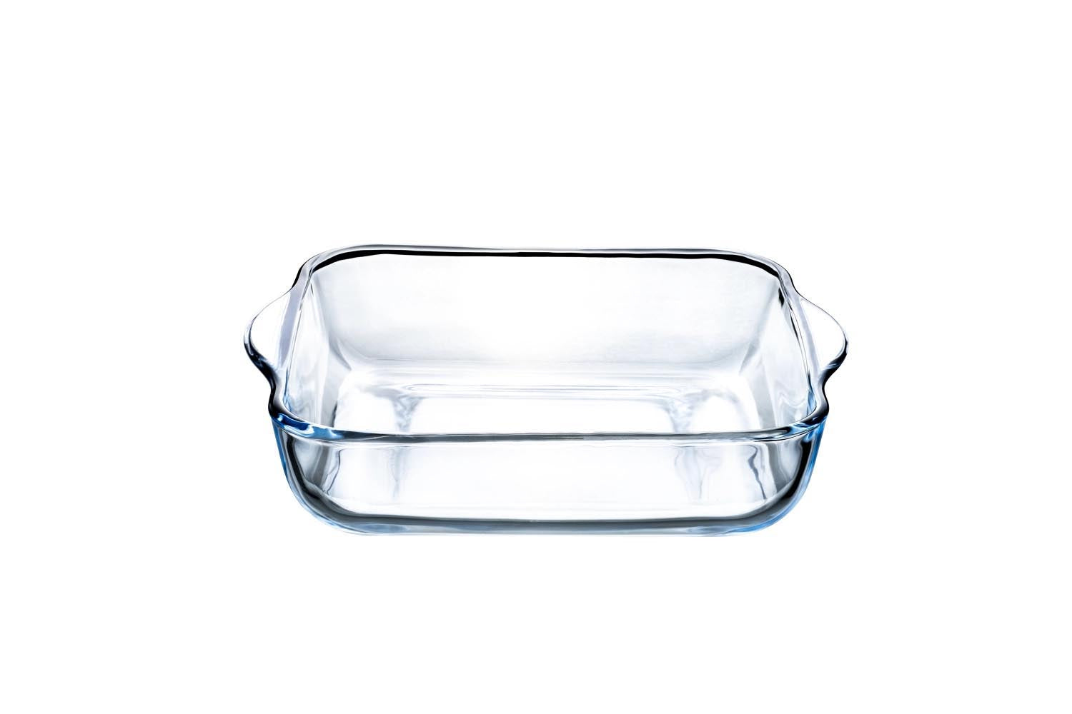 Auflaufform quadratisch 23.8x21.2 cm in Transparent präsentiert im Onlineshop von KAQTU Design AG. Backform / Backblech ist von Borart