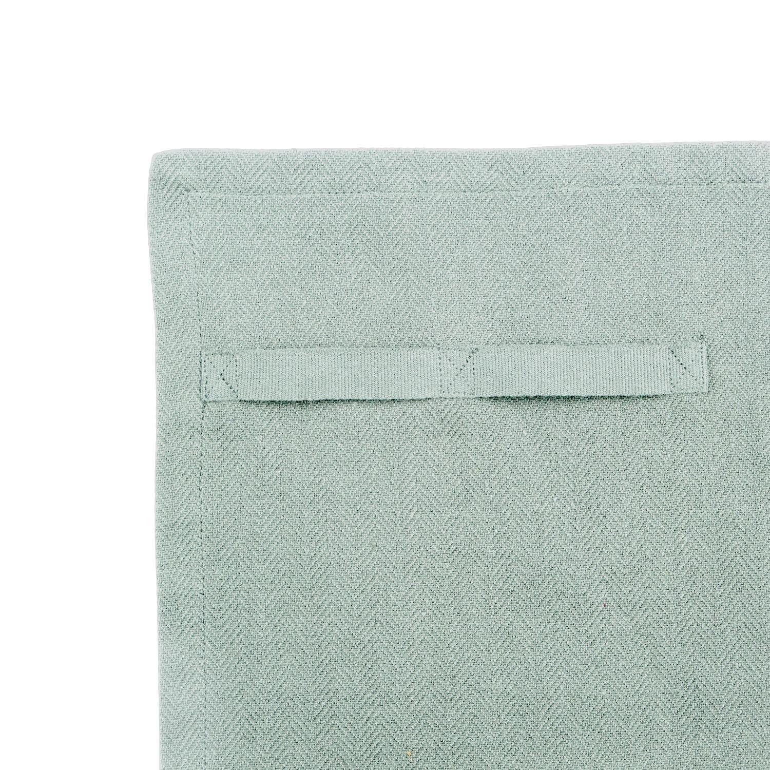 Elegantes 4er-Set Stoffservietten in Dusty Mint, 35x40cm, aus Bio-Baumwolle von The Organic Company, ideal für stilvolle Dinner.