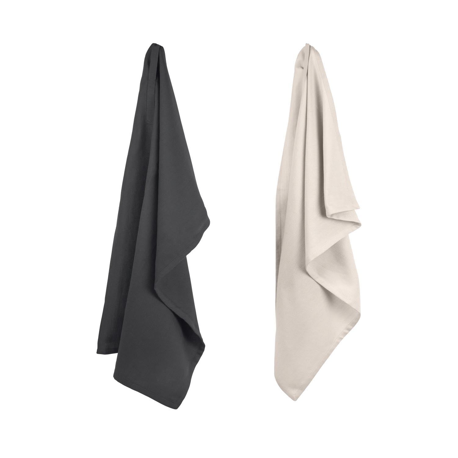 2er Set Geschirrtuch 53x86cm classic Biobaumwolle in 0 präsentiert im Onlineshop von KAQTU Design AG. Küchentuch ist von The Organic Company