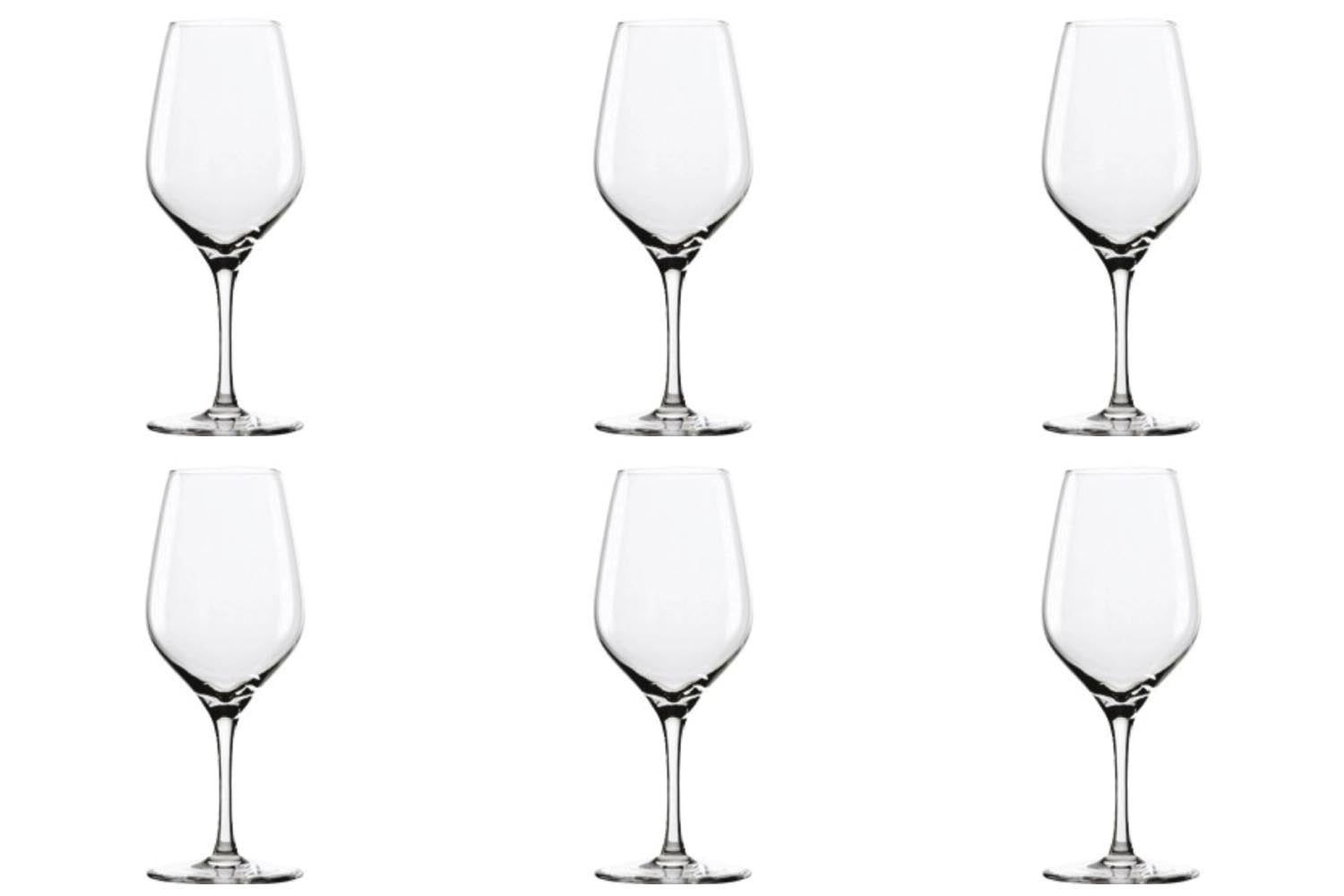 6er Set Exquisit Weisswein/Universalglas 420ml in Transparent präsentiert im Onlineshop von KAQTU Design AG. Glas ist von Stölzle