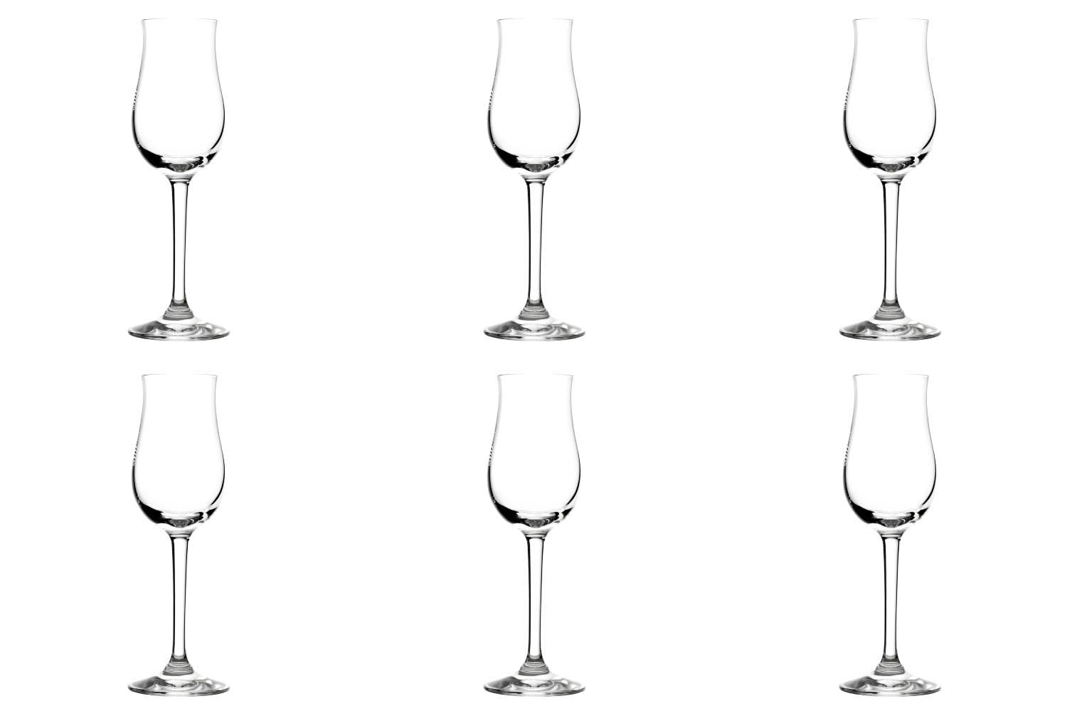 6er Set Bar&Liqueur Destillat 104ml 5cl geeicht in Transparent präsentiert im Onlineshop von KAQTU Design AG. Glas ist von Stölzle