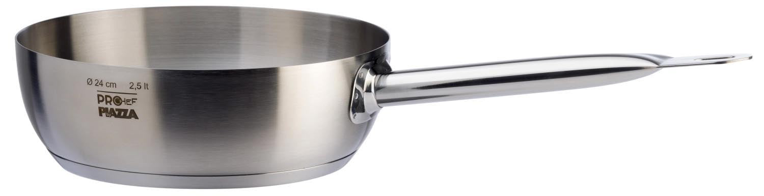 ProChef Sauteuse 20cm H6.5cm 1.5lt in Silber präsentiert im Onlineshop von KAQTU Design AG. Pfanne/Topf ist von Piazza