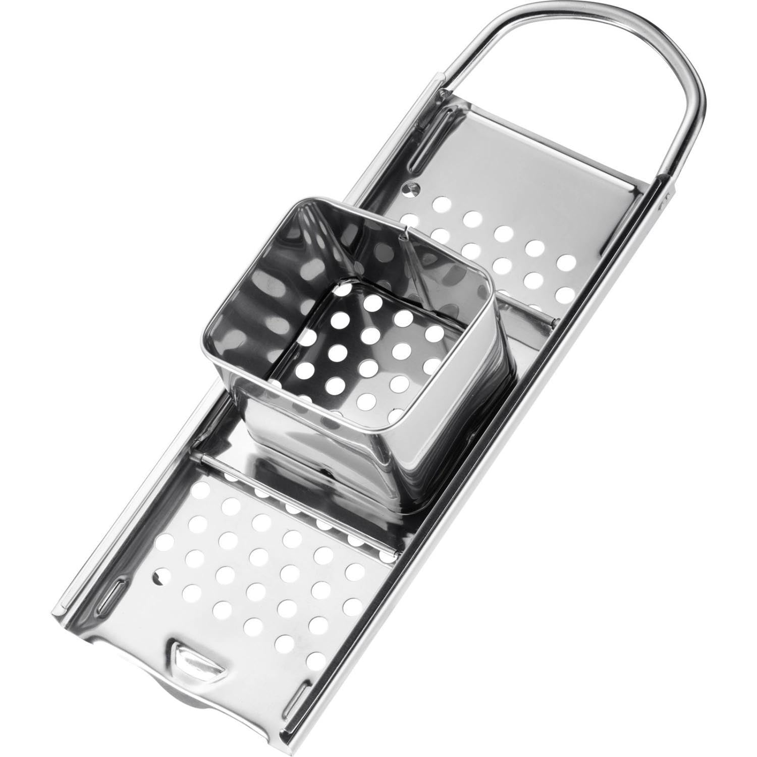 Knöpfle Inox Spätzlehobel in Silber präsentiert im Onlineshop von KAQTU Design AG. Küchenhelfer ist von Westmark