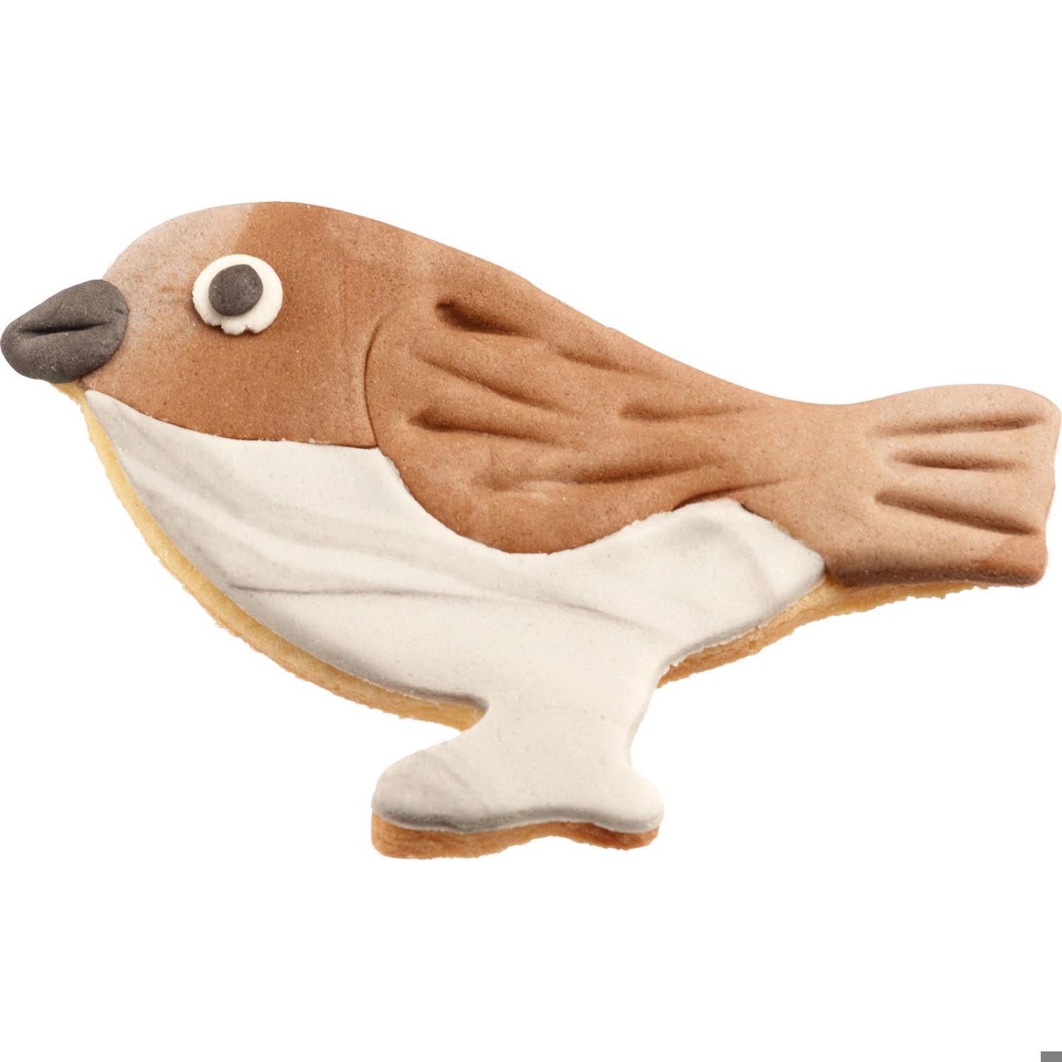 Ausstechform Spatz 8cm von Westmark: Perfekt für kreative Backideen. Hochwertig, langlebig und ideal für Vogel-Motive.