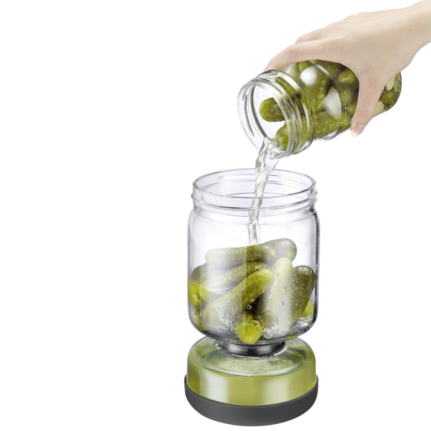 900ml Abtropfglas von Westmark, perfekt zum Abtropfen und Aufbewahren von Lebensmitteln, praktisch, vielseitig und hochwertig.