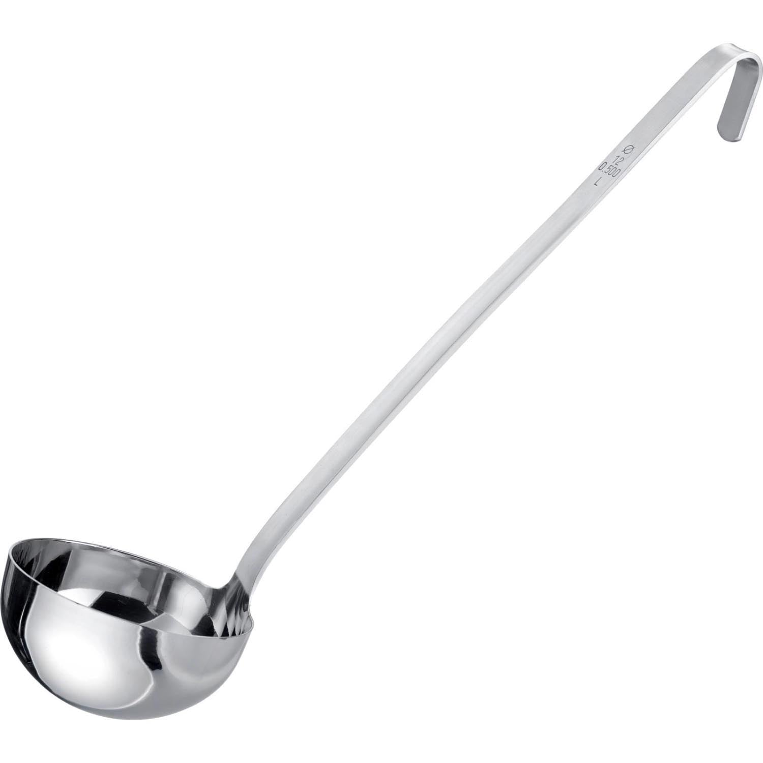Pro Schöpfkelle D12cm, 500ml in Silber präsentiert im Onlineshop von KAQTU Design AG. Kochbesteck ist von Westmark
