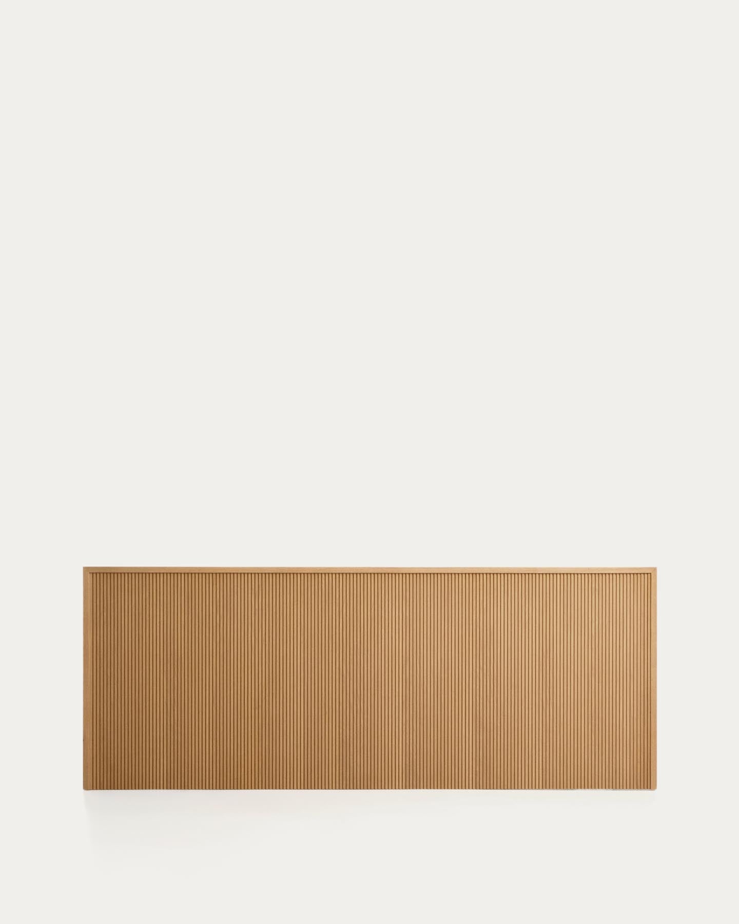 Bettkopfteil Helvine aus Eichenfurnier für Betten bis zu 180 cm, FSC 100 % in Natur präsentiert im Onlineshop von KAQTU Design AG. Kopfteile ist von Kave Home
