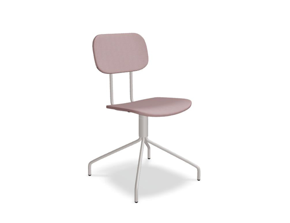 New School N1N07F - gepolsterter Stuhl mit Drehgestell in präsentiert im Onlineshop von KAQTU Design AG. Drehstuhl ist von Mdd