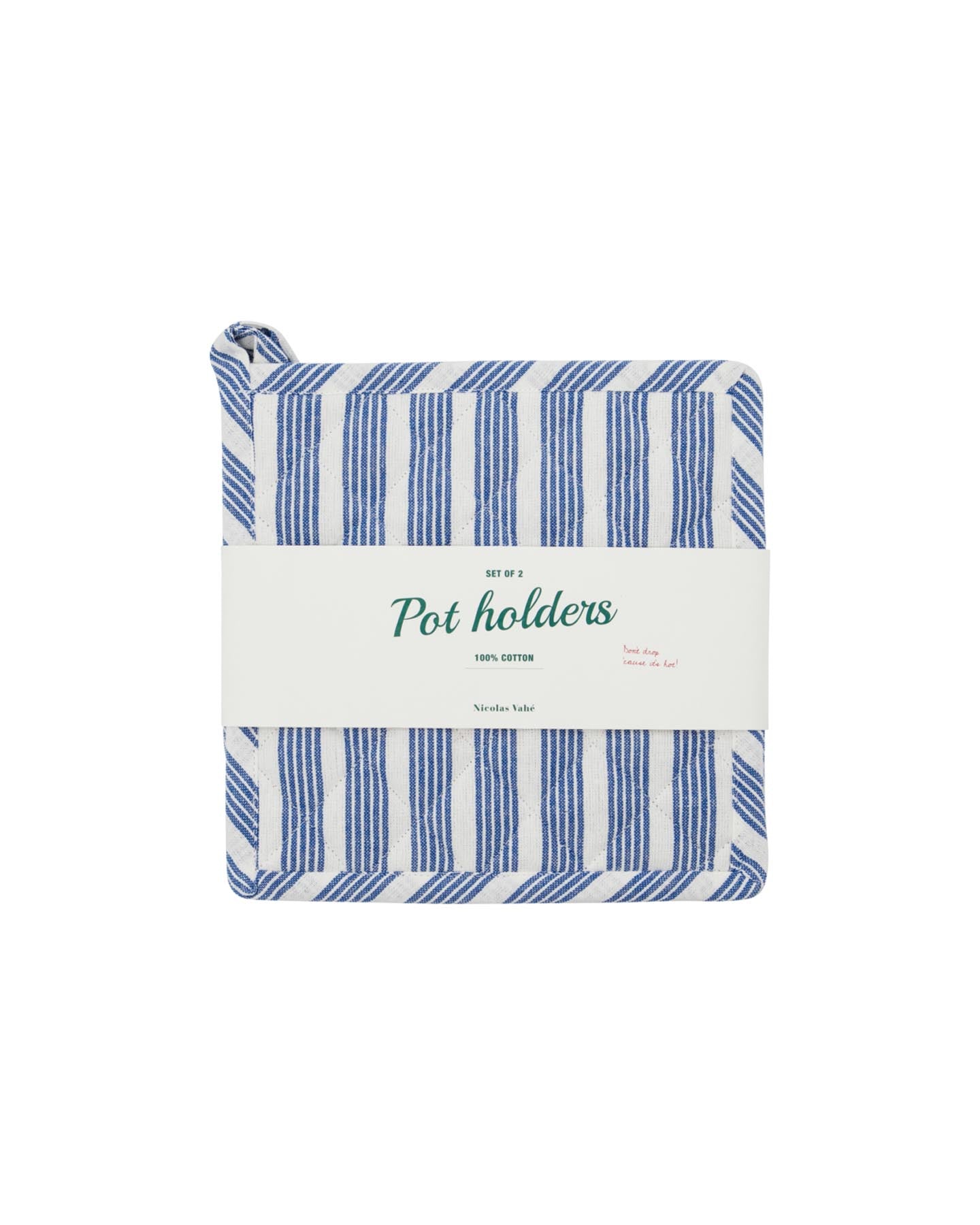 Sichern Sie sich die eleganten Topflappen NVChef Blau von Nicolas Vahé – perfekter Hitzeschutz und modernes Design für Ihre Küche.