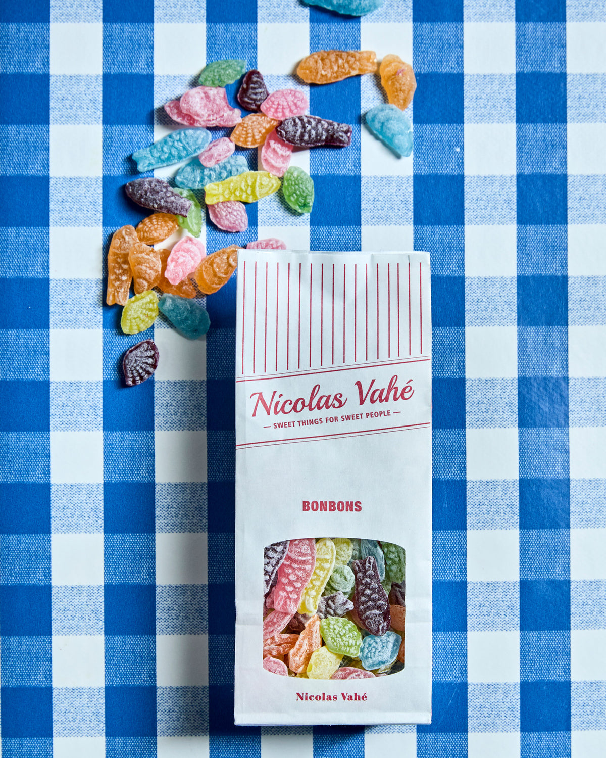 Nicolas Vahé Bonbons Berries, 150 g, fruchtige Hartbonbons mit Beerengeschmack
