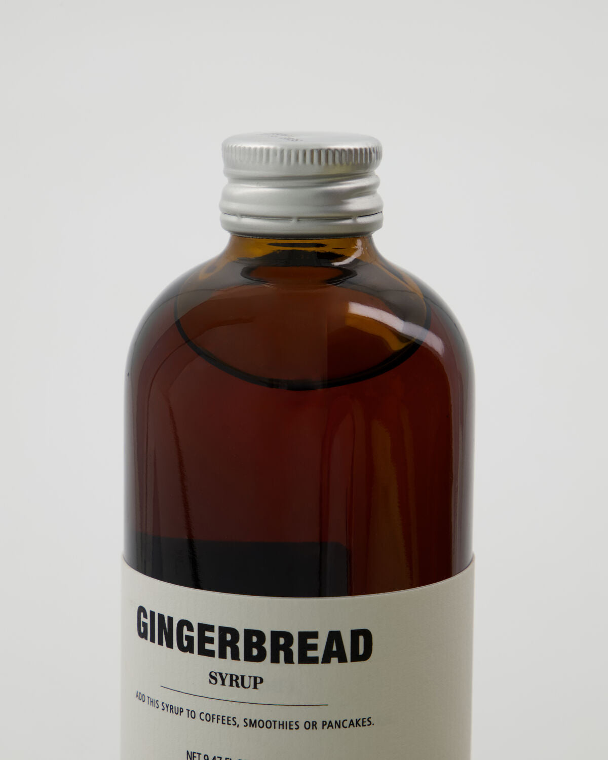 Aromatischer Ingwerbread-Sirup von Nicolas Vahé in stilvoller 280 ml Flasche, perfekt zum Verfeinern von Speisen und Getränken.