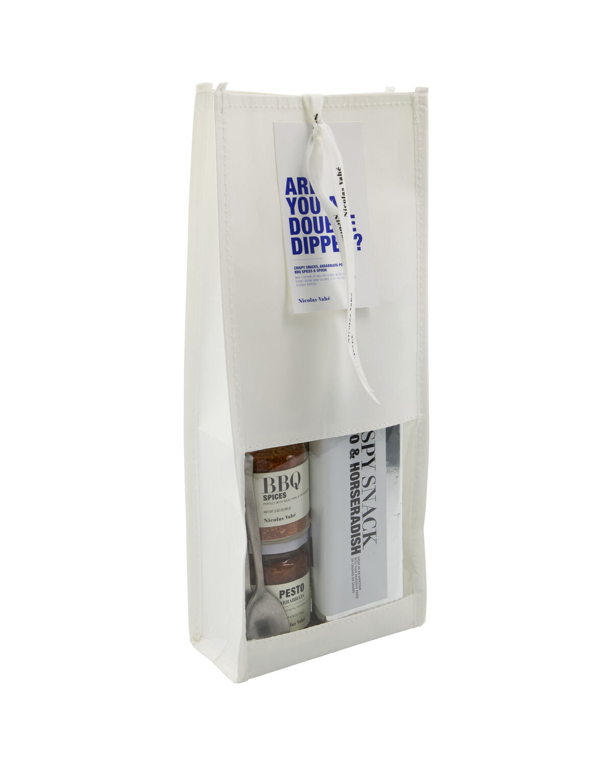 Gift bag, Are you a double dipper?, 75|75|80|135 g|g|g|g in präsentiert im Onlineshop von KAQTU Design AG. Geschenkset ist von Nicolas Vahé