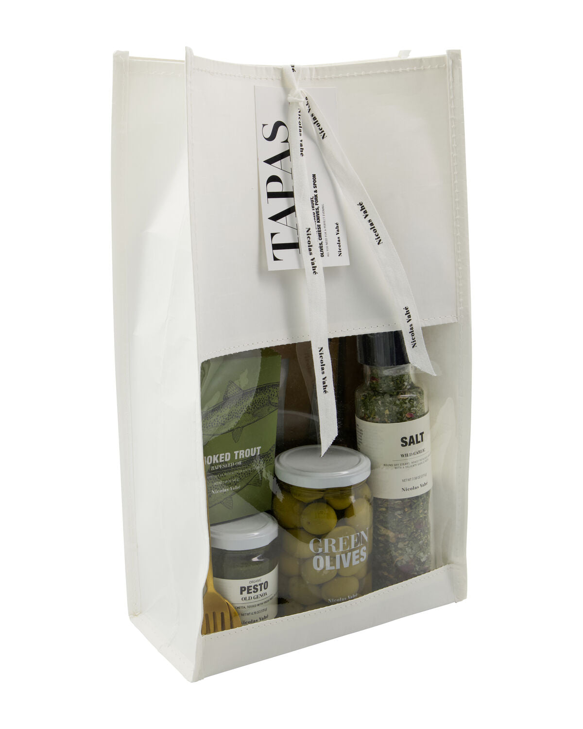 Gift bag, Tapas Tuesday or Thursday, 135|215|370|110 g|g|g|g in präsentiert im Onlineshop von KAQTU Design AG. Geschenkset ist von Nicolas Vahé