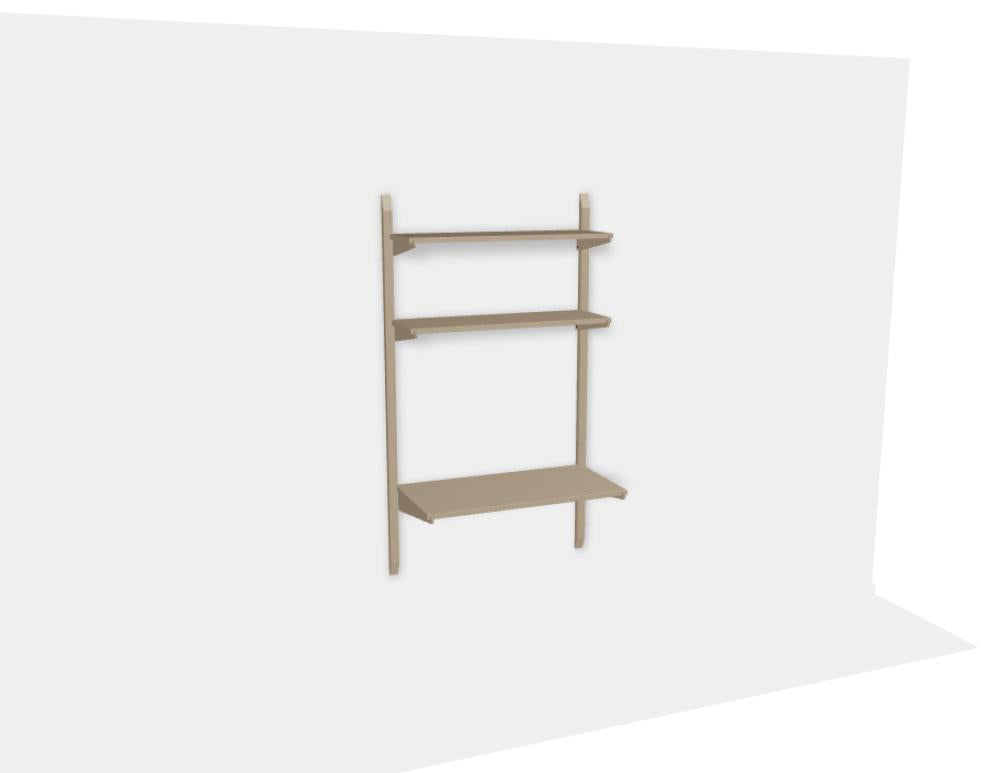 Noki NKI85T - Holzfachboden in Eiche Natur präsentiert im Onlineshop von KAQTU Design AG. Wandregal ist von Tamo