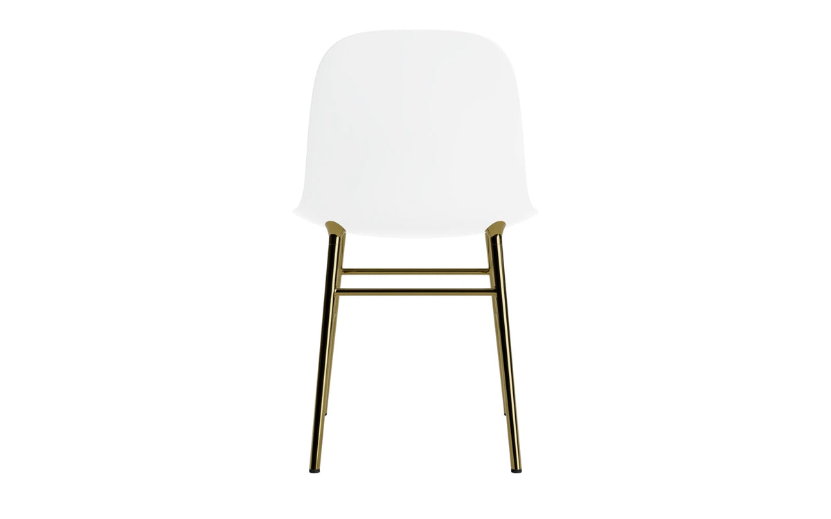 Form Stuhl in Weiss präsentiert im Onlineshop von KAQTU Design AG. Stuhl ist von Normann Copenhagen
