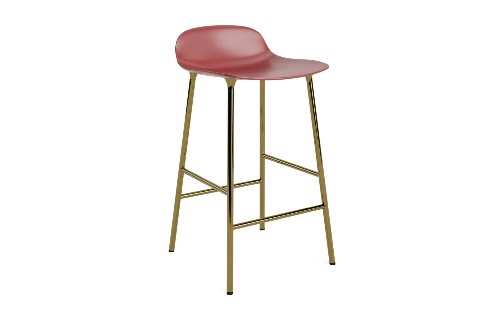 Eleganter Form Barhocker von Normann Copenhagen, perfekt für zeitgemäße Wohnräume, vereint Komfort und ästhetisches Design.