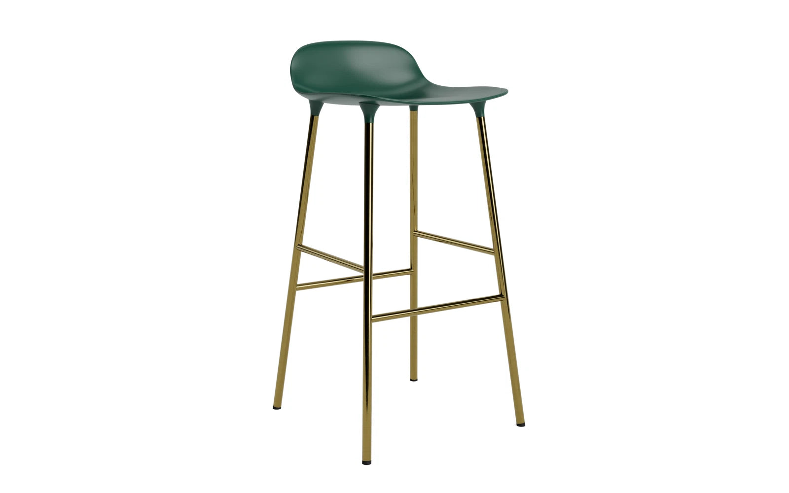 Eleganter Form Barhocker von Normann Copenhagen, perfekt für moderne Wohnräume, vereint Komfort und zeitloses Design.