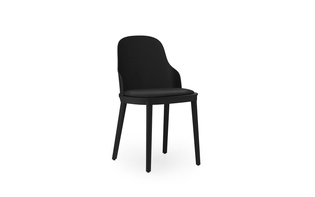 Allez Stuhl gepolstert Main Line Flax, schwarz/polypropylen in präsentiert im Onlineshop von KAQTU Design AG. Stuhl ist von Normann Copenhagen