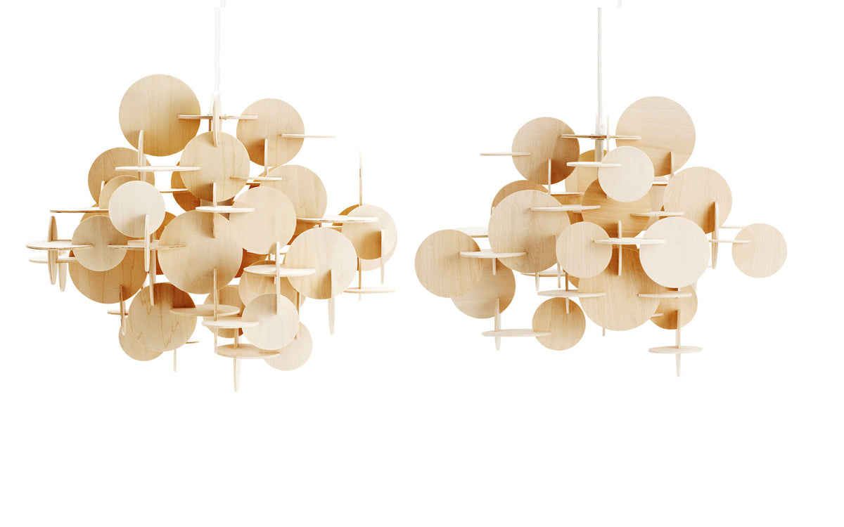 Bau Hängeleuchte klein EU Natur in präsentiert im Onlineshop von KAQTU Design AG. Pendelleuchte ist von Normann Copenhagen