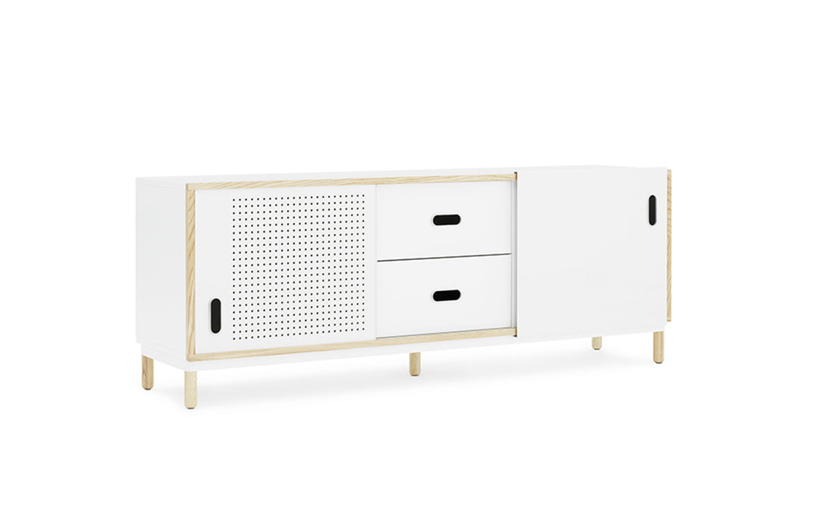 Kabino Kommode mit Schubladen Weiss in Weiss präsentiert im Onlineshop von KAQTU Design AG. Kommode ist von Normann Copenhagen
